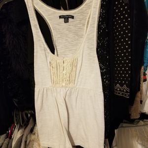 American eagle cream tank top